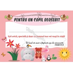 Diplome fete, Un copil deosebit